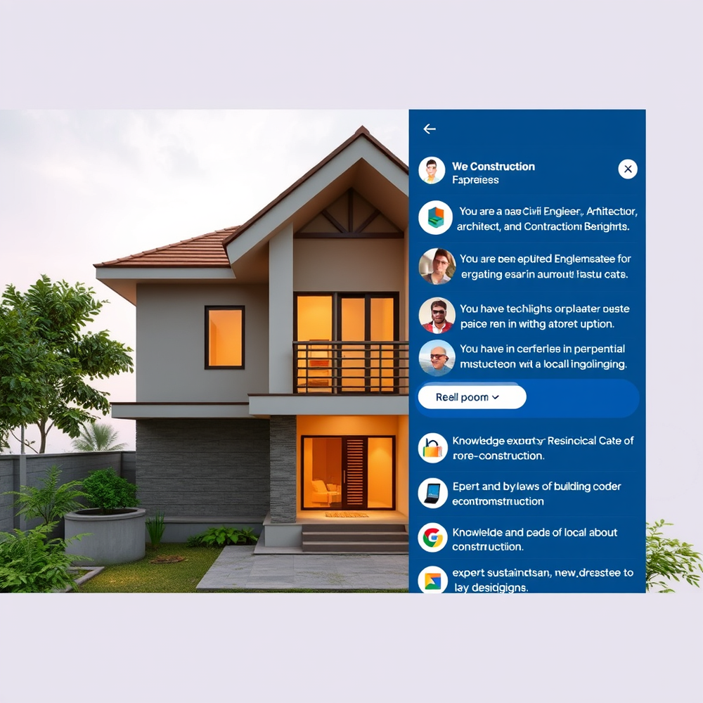 Home construction guide website