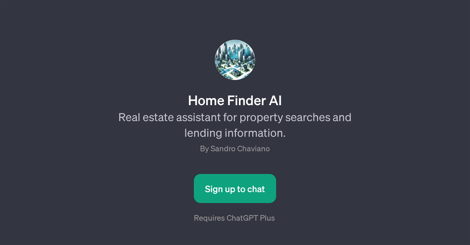 Home Finder AI website