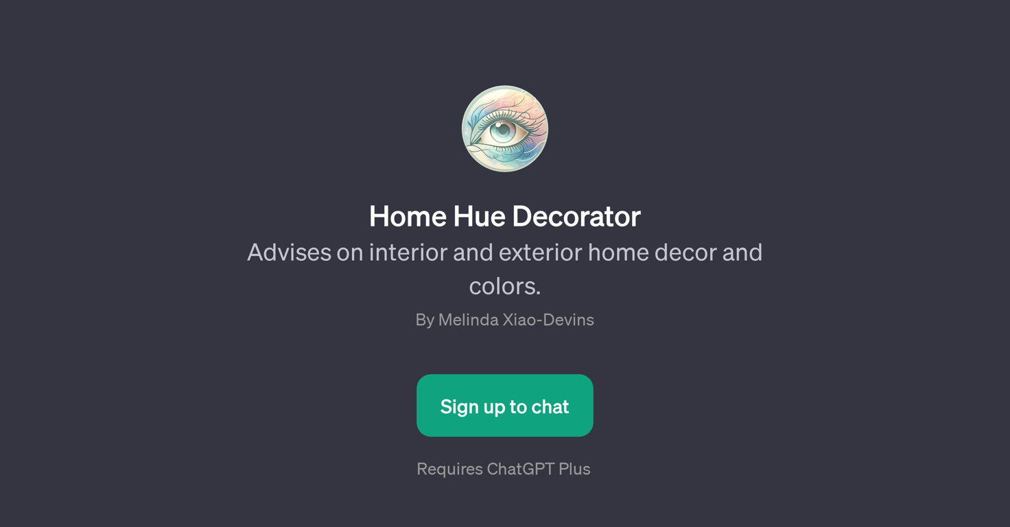 Home Hue Decorator website