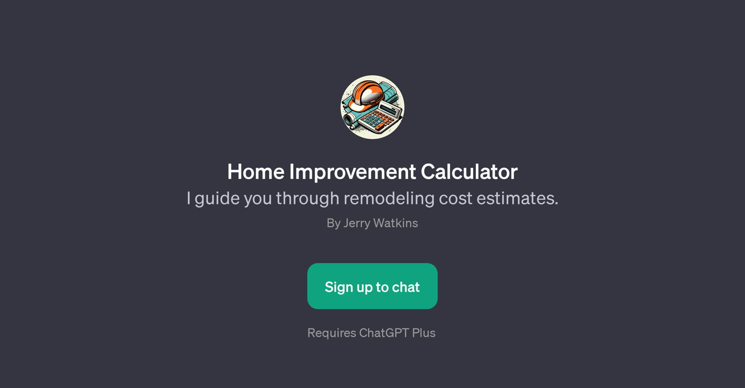 Home Improvement Calculator website