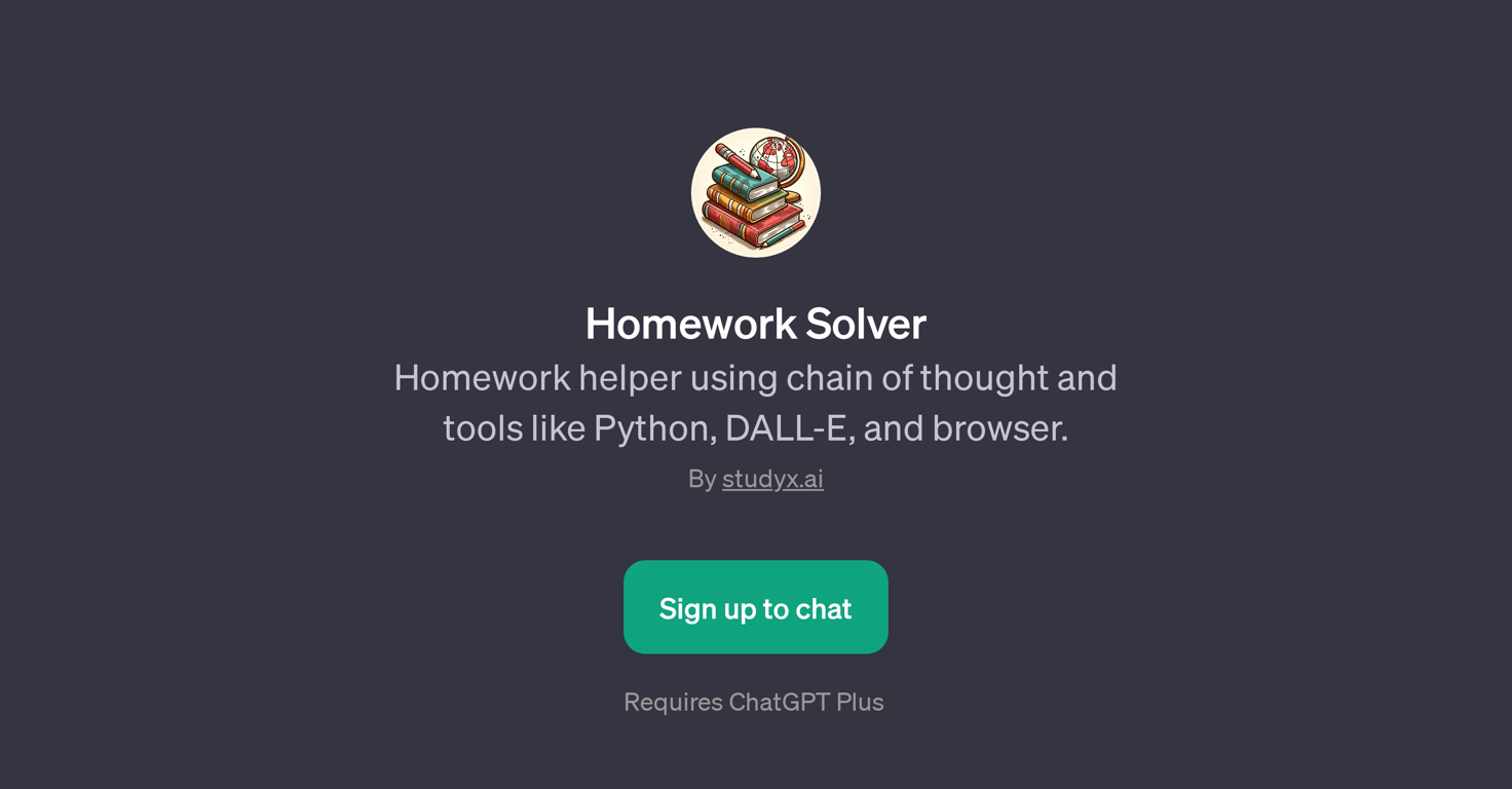 Homework Solver website