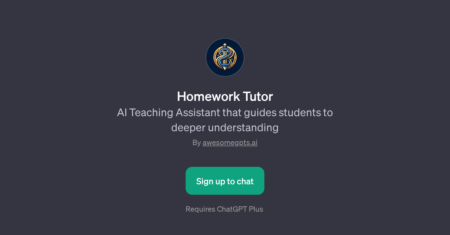 Homework Tutor website