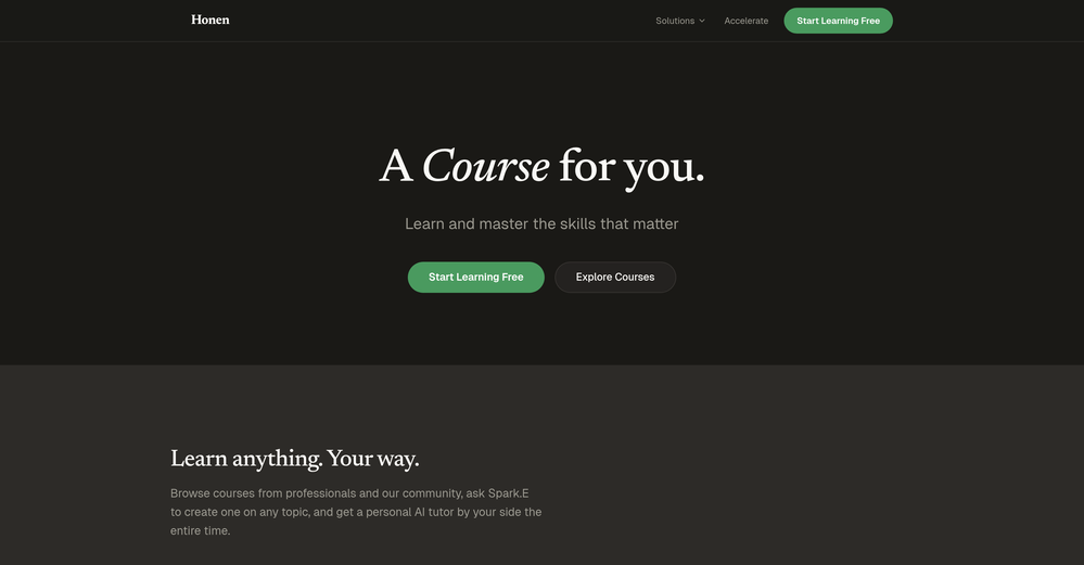 Honen website