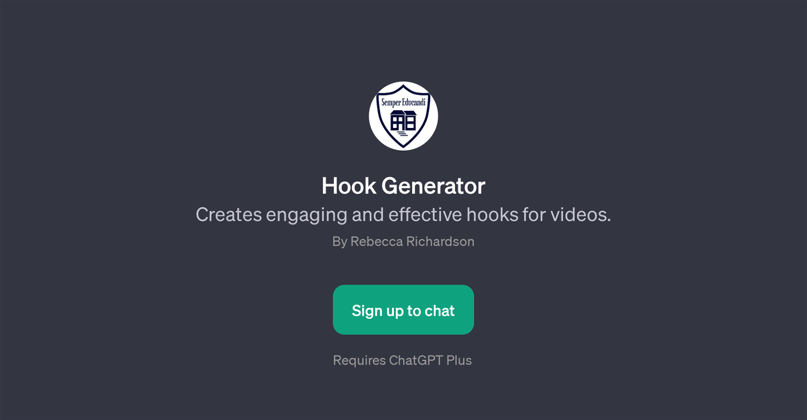 Hook Generator website