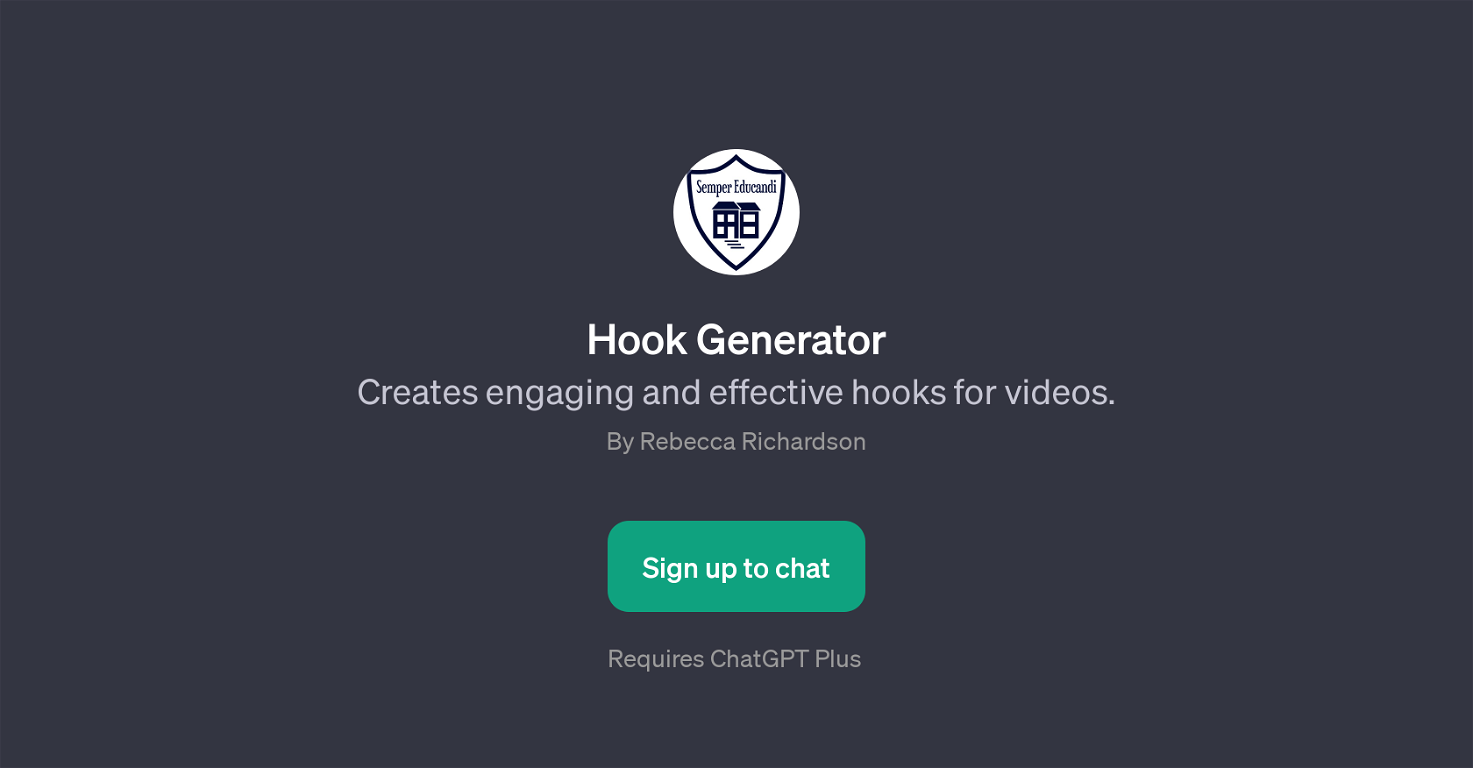 Hook Generator website