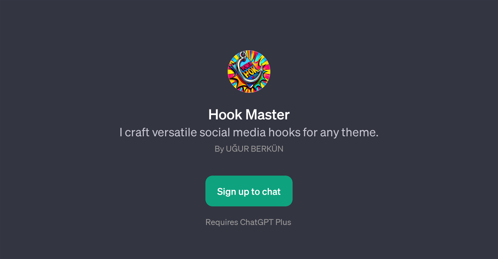 Hook Master website