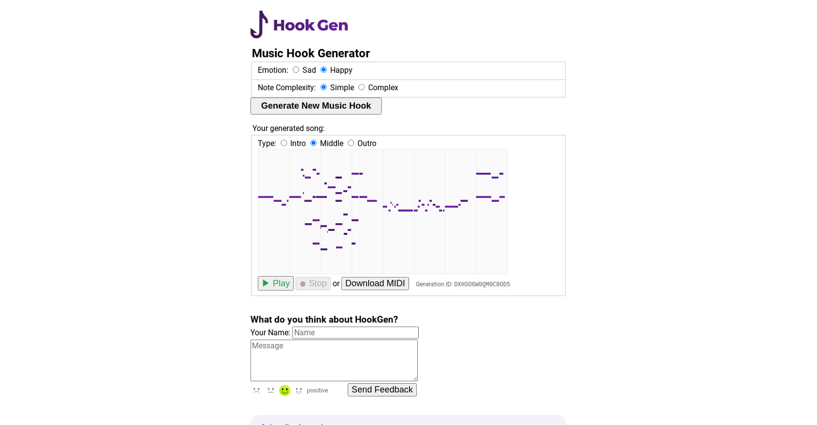 HookGen website