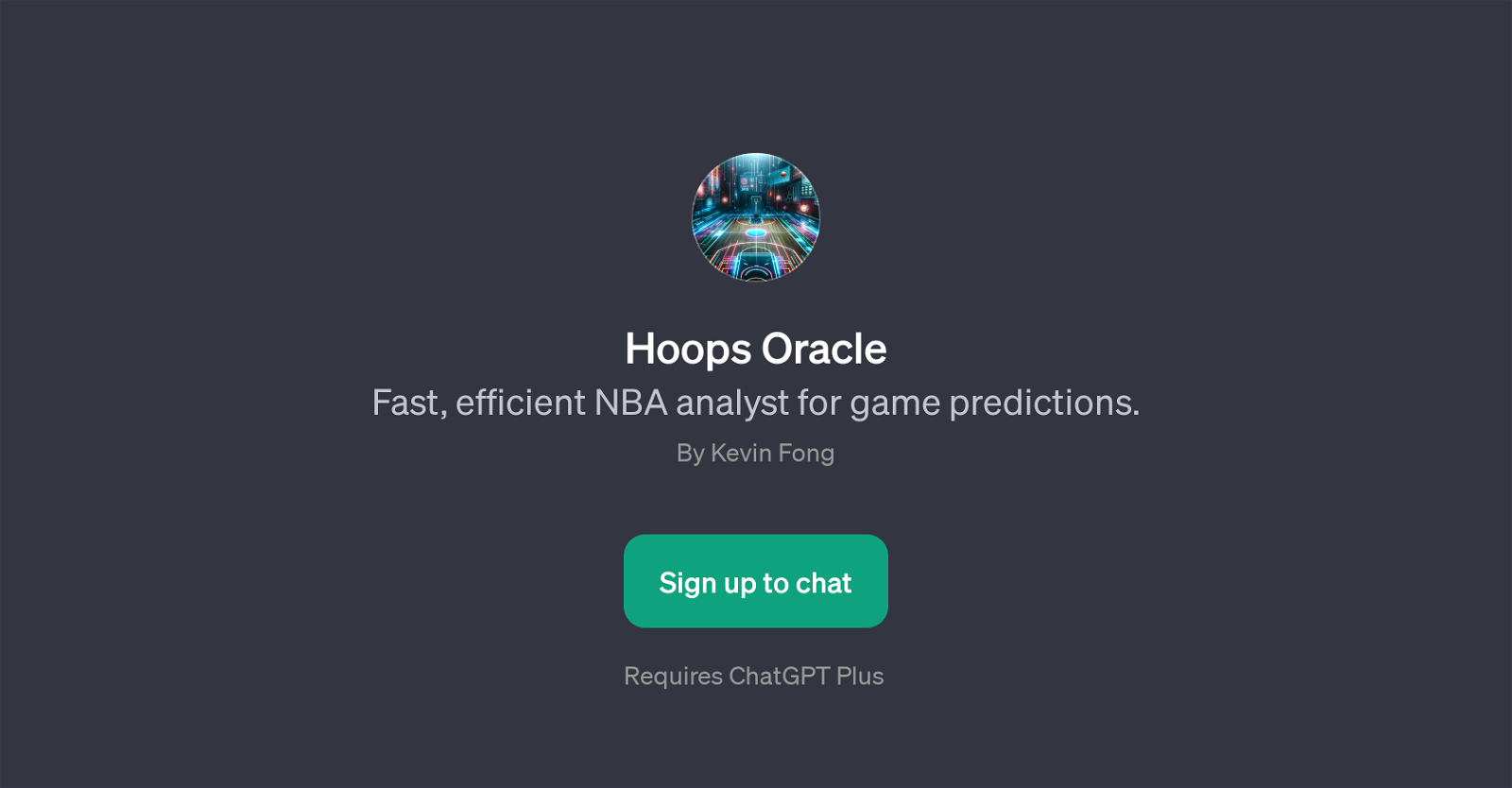Hoops Oracle website