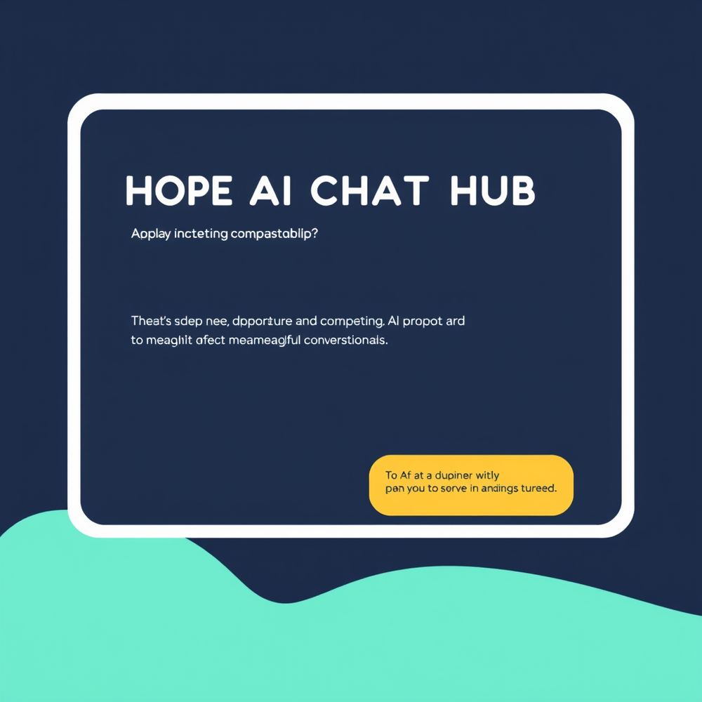 HOPE AI CHAT HUB website