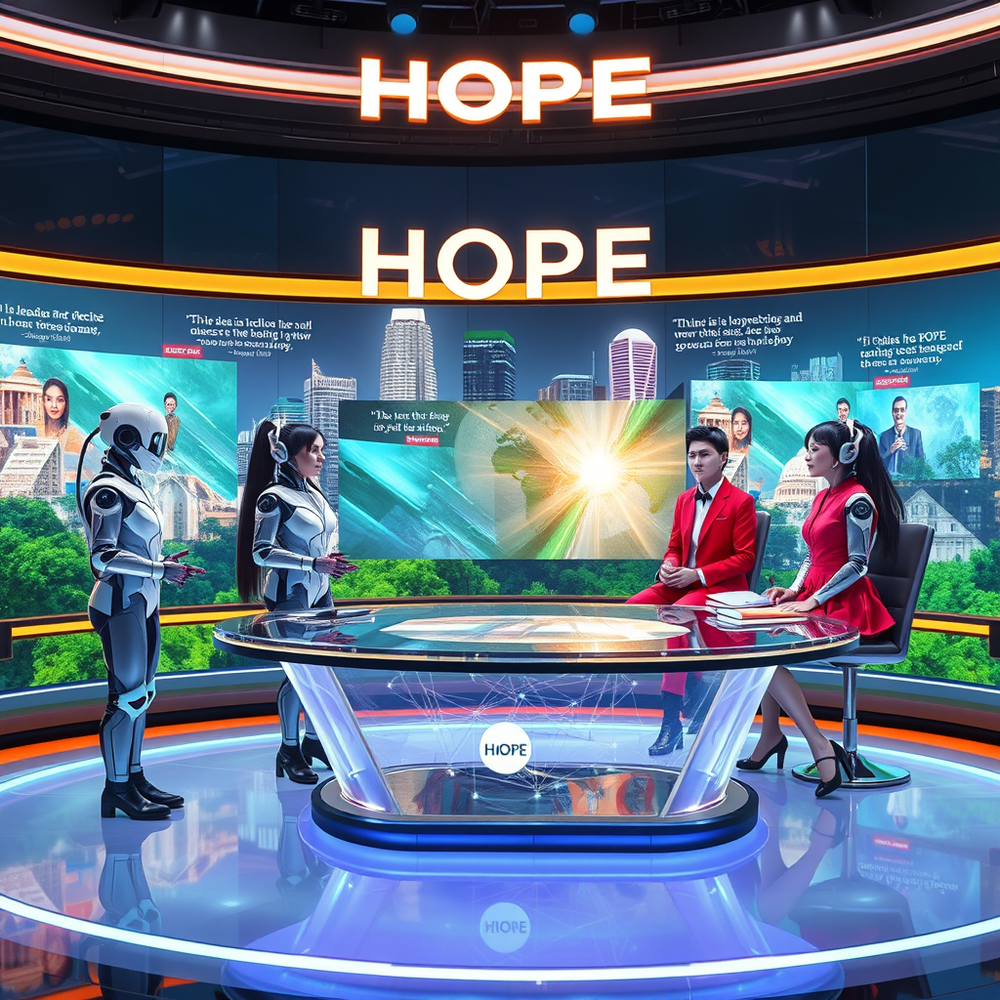 HOPE AI HOLOGRAPHIC TV - STUDIO website