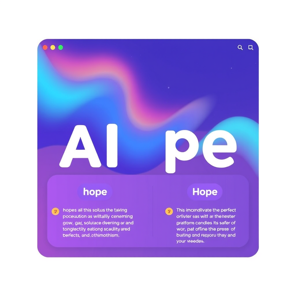 HOPE AI HOSTING - AI GENERATOR website