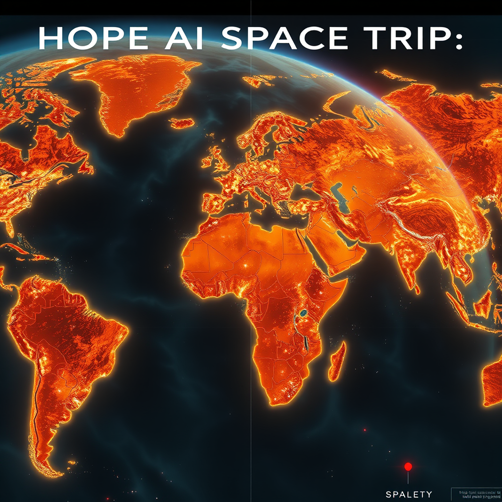 HOPE AI SPACE TRIP website