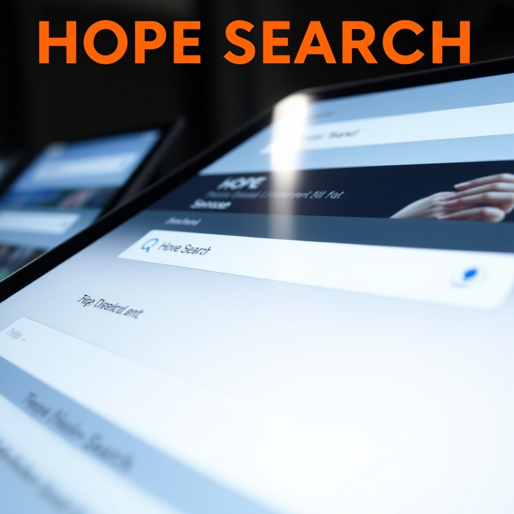 HOPE SEARCH AI website