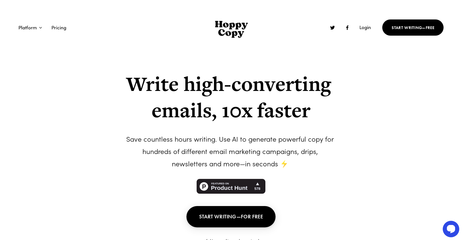 Hoppy Copy website