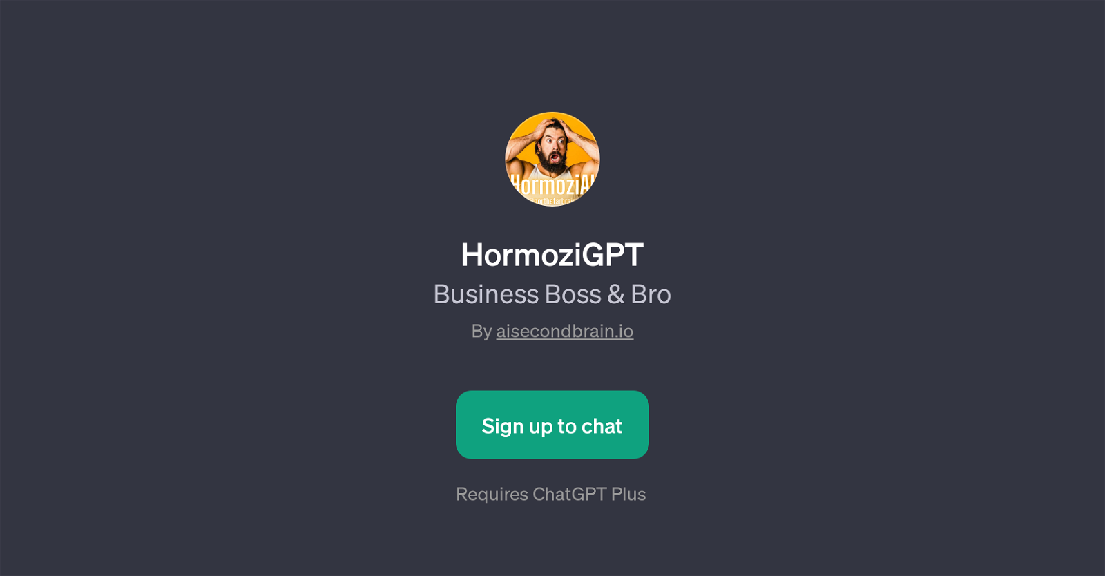 HormoziGPT website