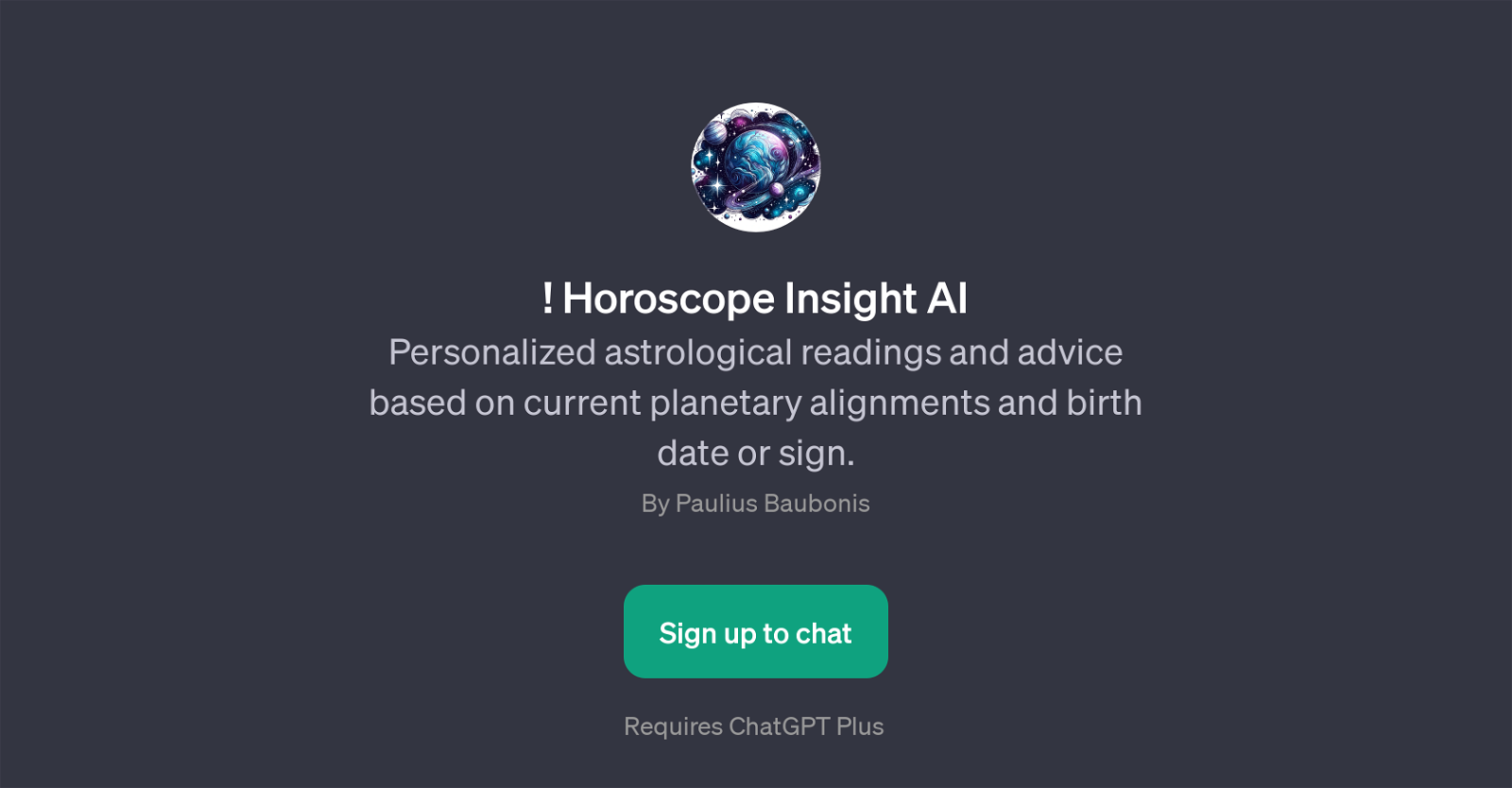 Horoscope Insight AI website