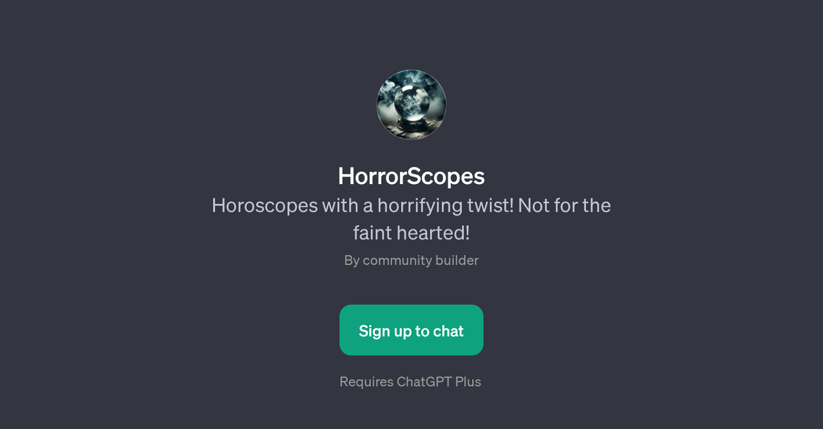 HorrorScopes website