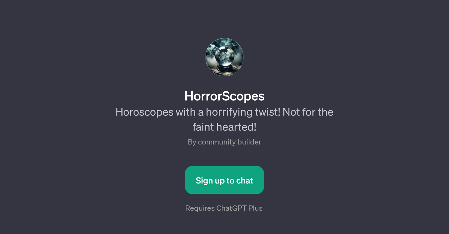 HorrorScopes website