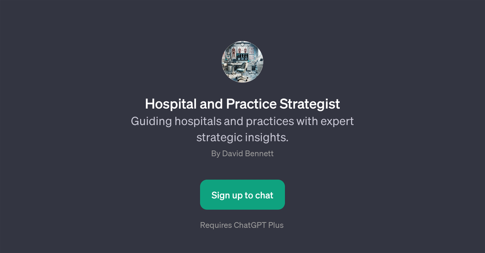 Hospital and Practice Strategist website