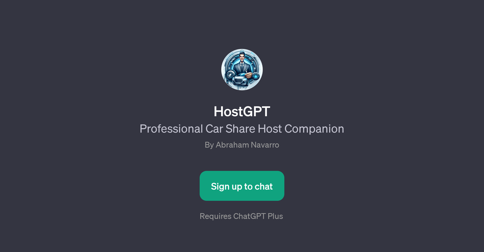 HostGPT website
