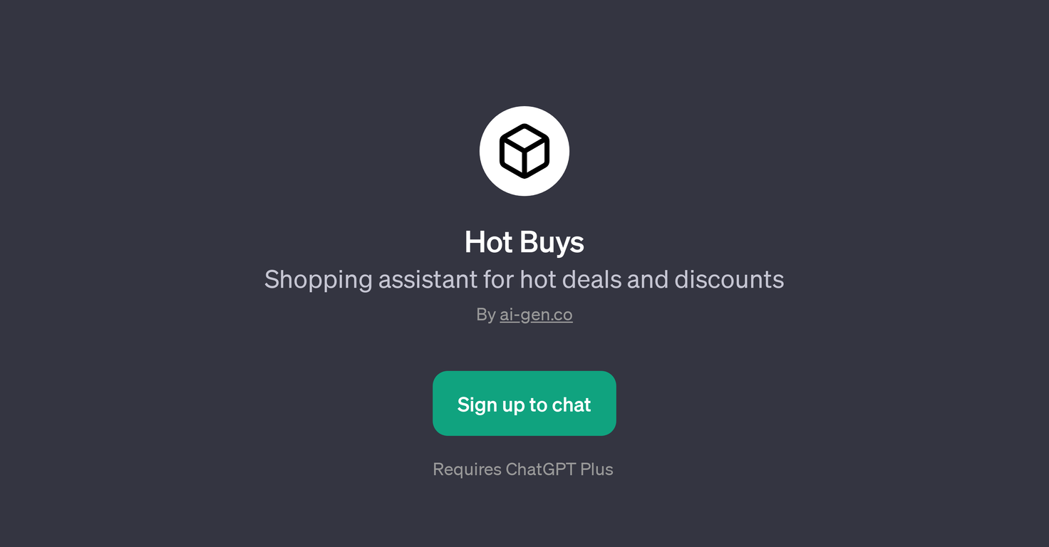 Hot Buys website