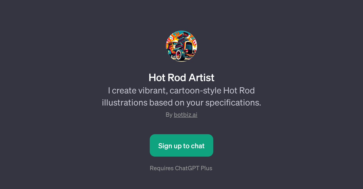 Hot Rod Artist website