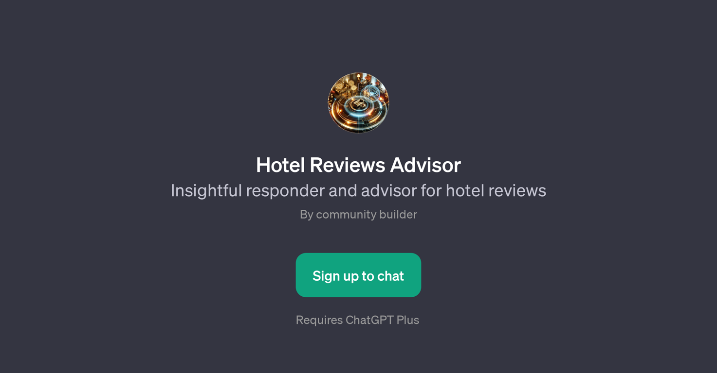 Hotel Reviews Advisor website