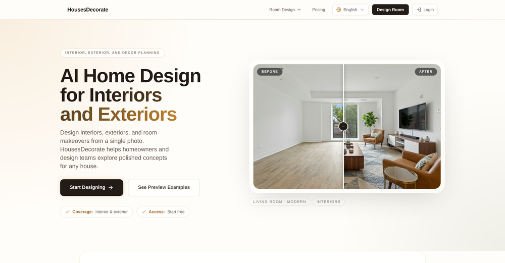 HousesDecorate website