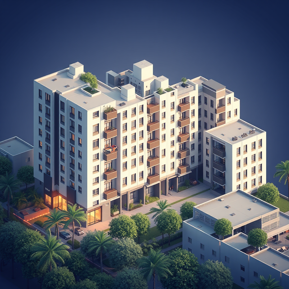 Housing Complex generator with details and location and construction and dates and floorplans and annual reports and business reports website