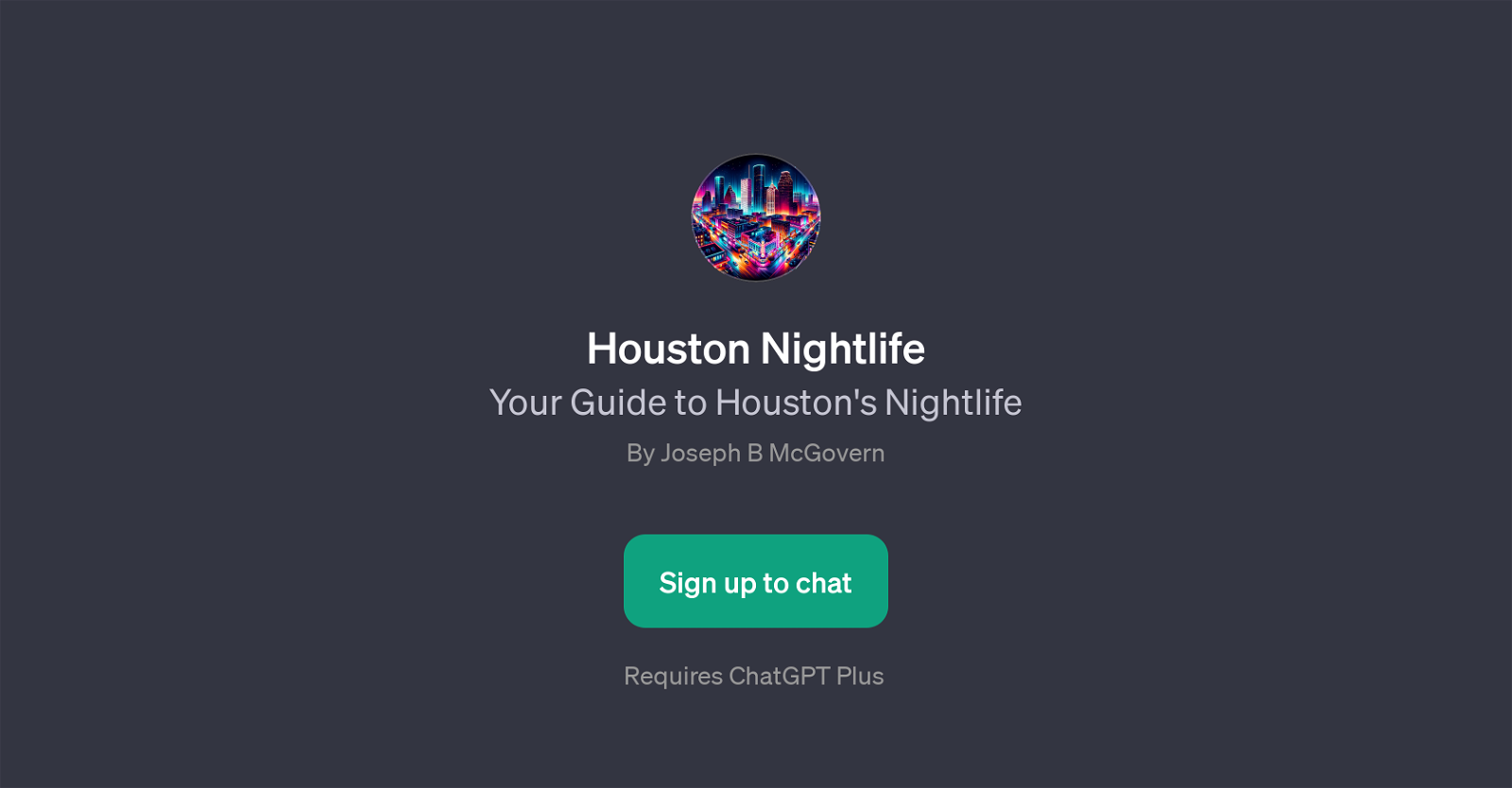 Houston Nightlife website