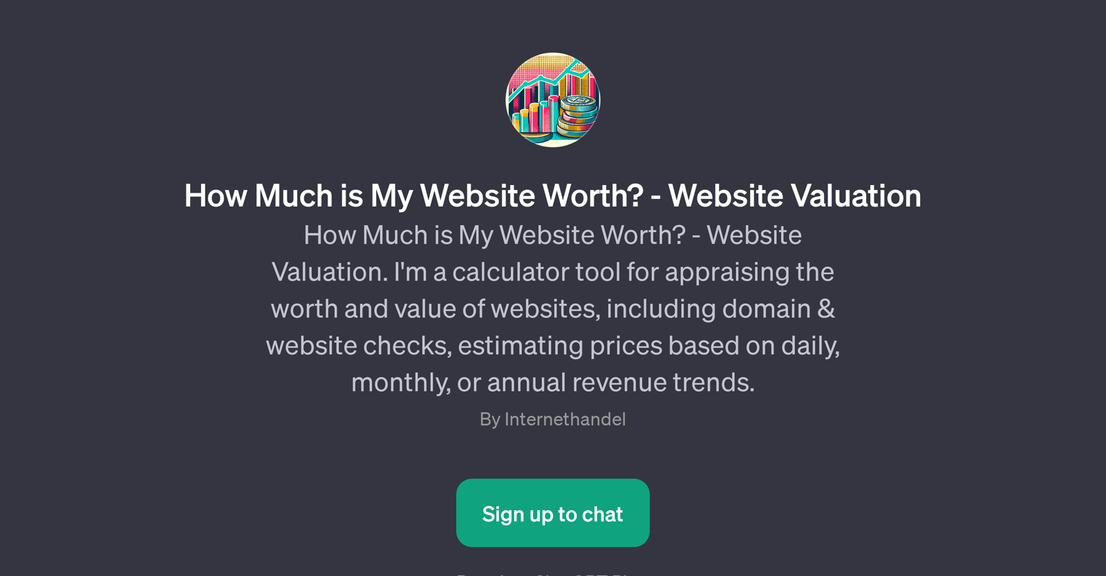 How Much is My Website Worth? - Website Valuation website
