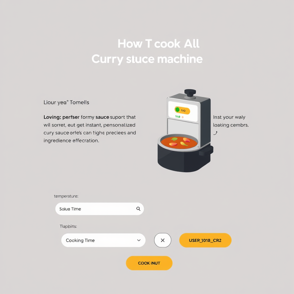 How To Cook All Curry Sauce Machine website