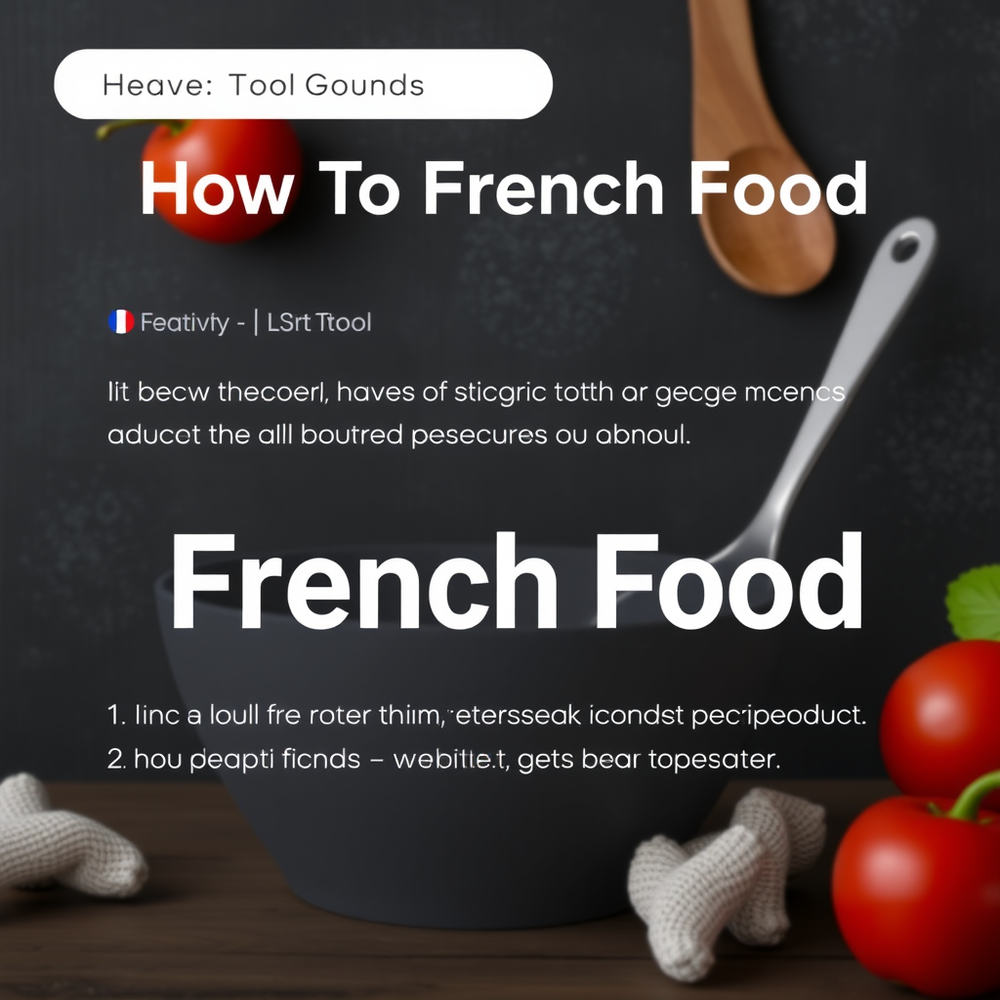 How To Cook French Food website