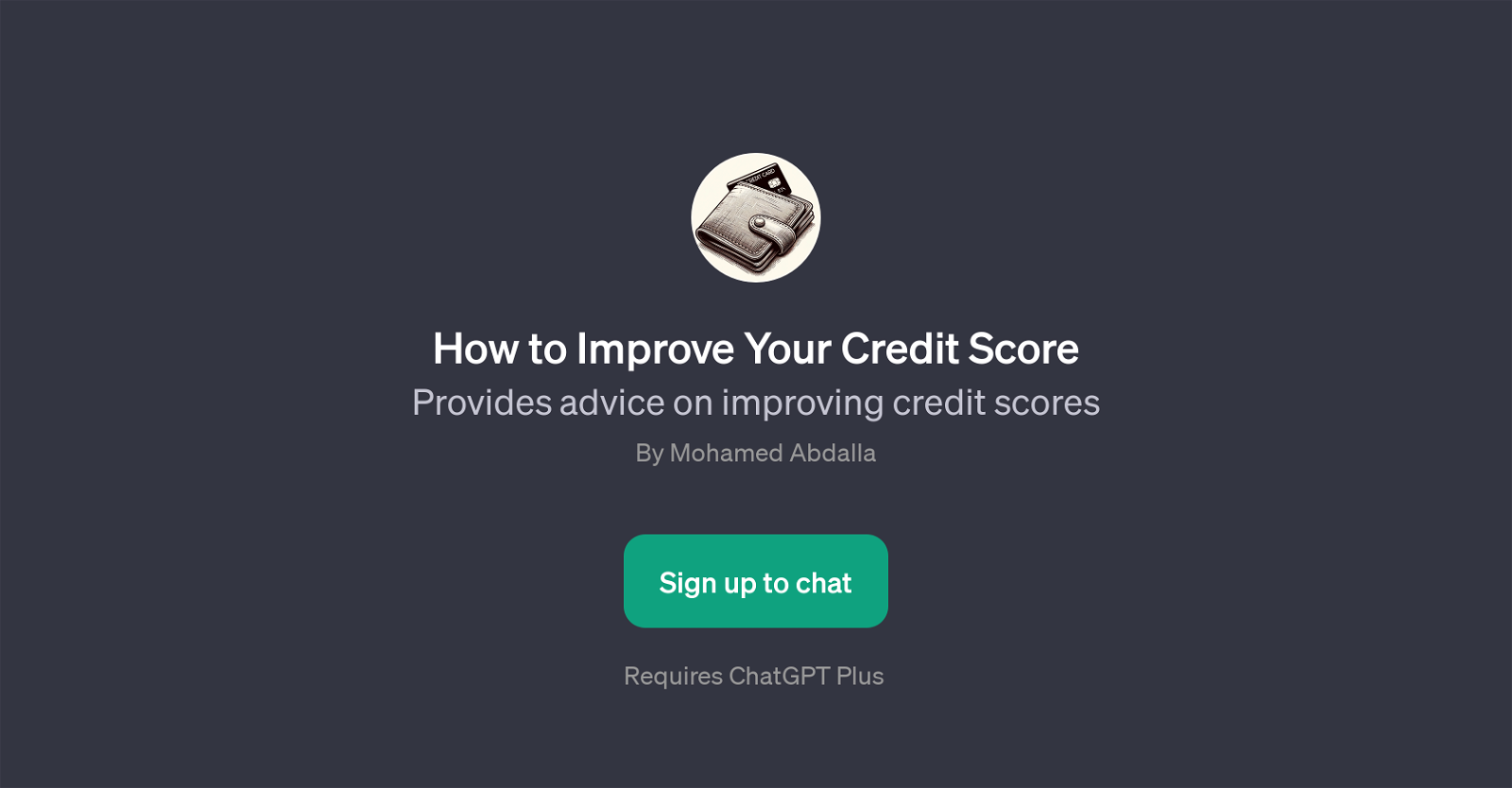 How to Improve Your Credit Score website