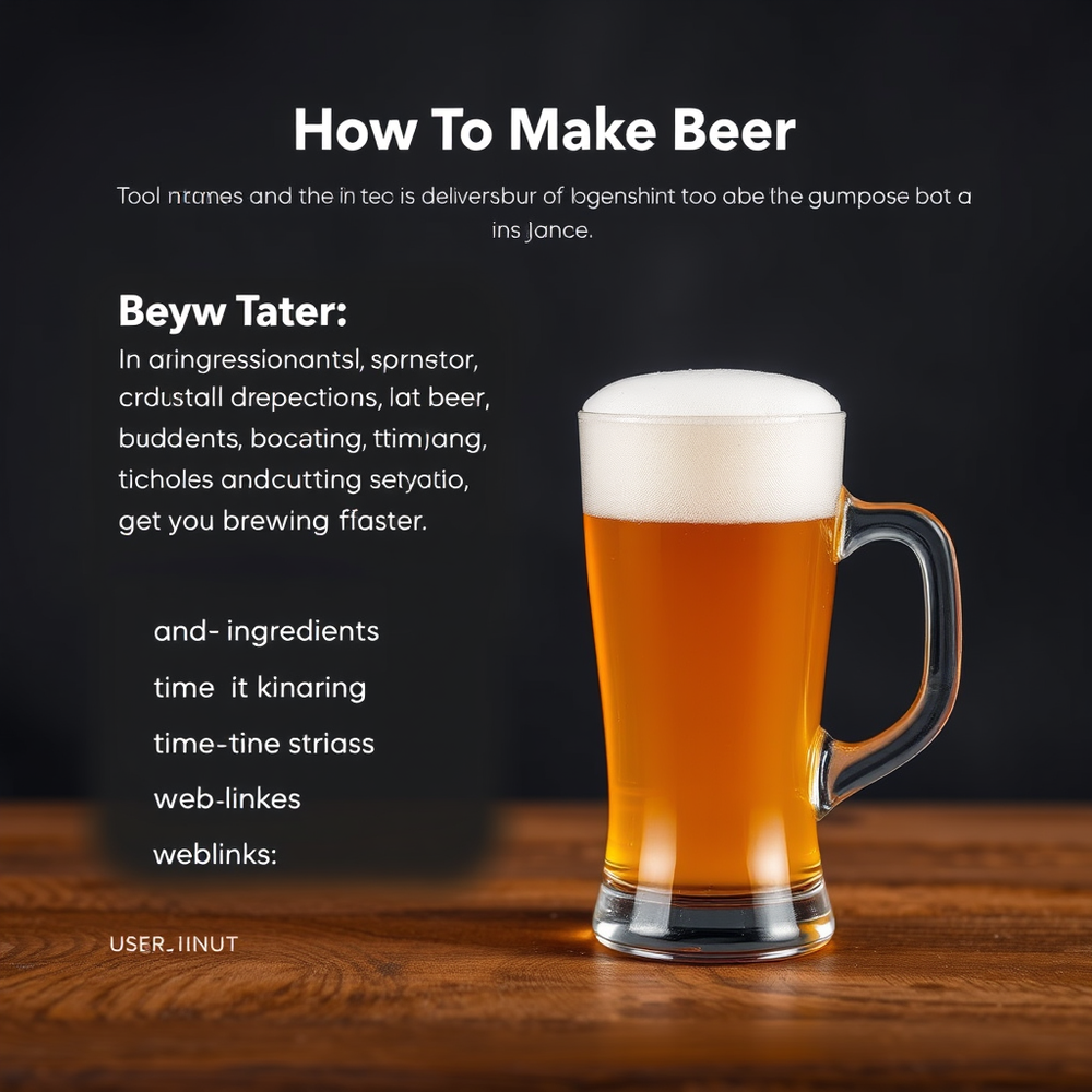 How To Make Beer website