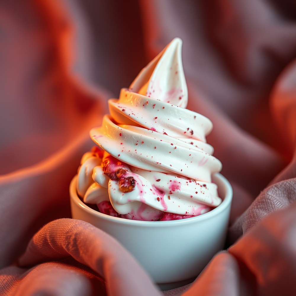 How to Make It More Realistic: - Refine Ice Cream Texture: Introduce subtle melting details and a more natural swirl pattern. - Improve Fabric Detailing: Adding fine embroidery depth and realistic fabric wrinkles could enhance realism. - Enhance Light website