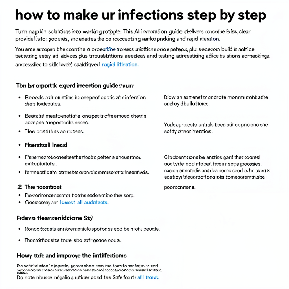 how to make ur inventions step by step website