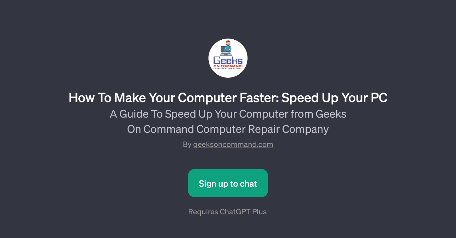 How To Make Your Computer Faster: Speed Up Your PC website