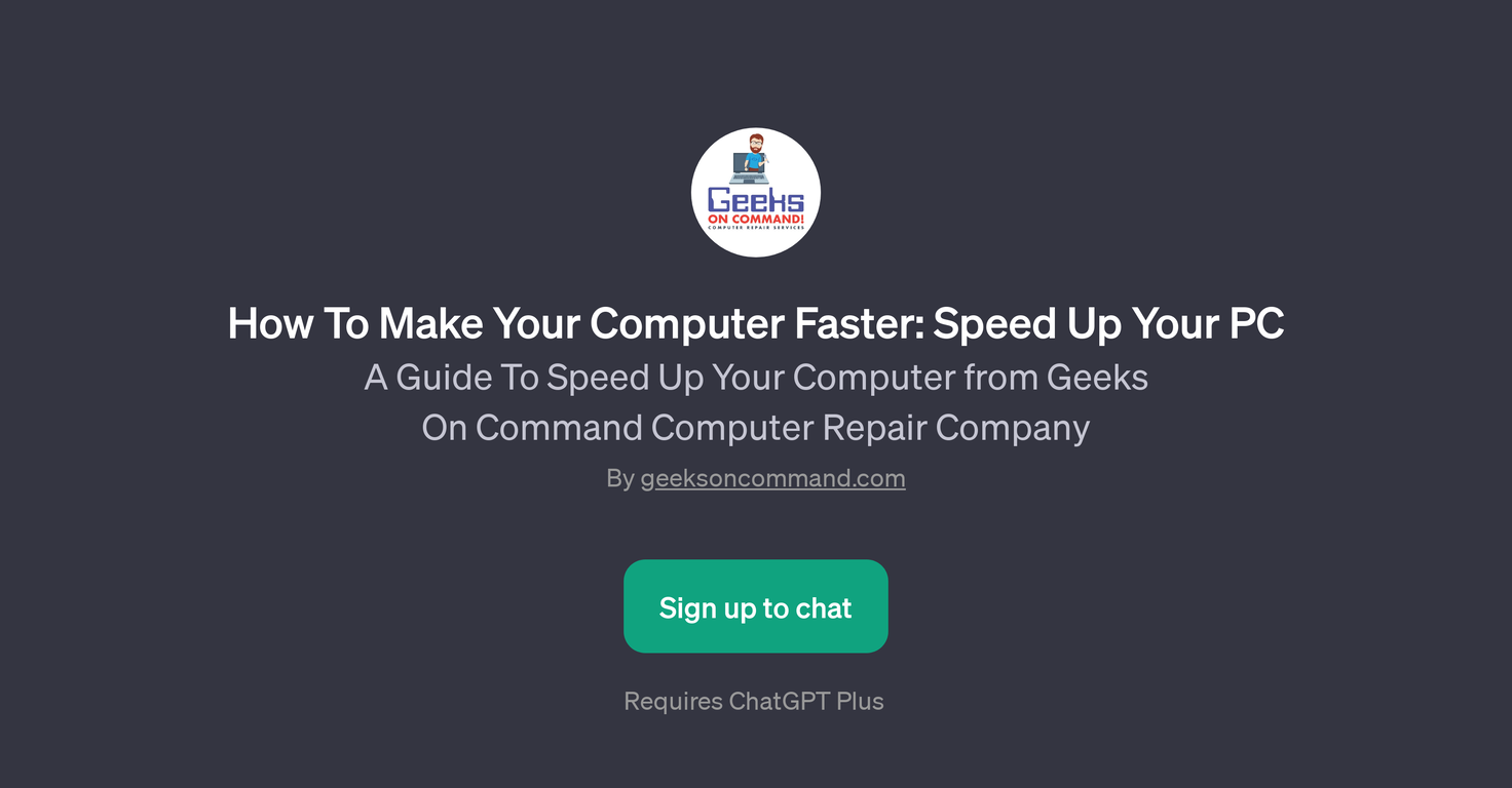 How To Make Your Computer Faster: Speed Up Your PC website