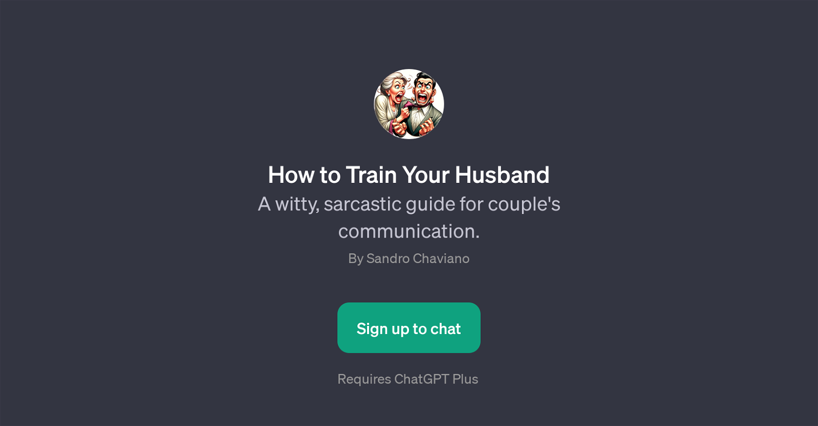 How to Train Your Husband website