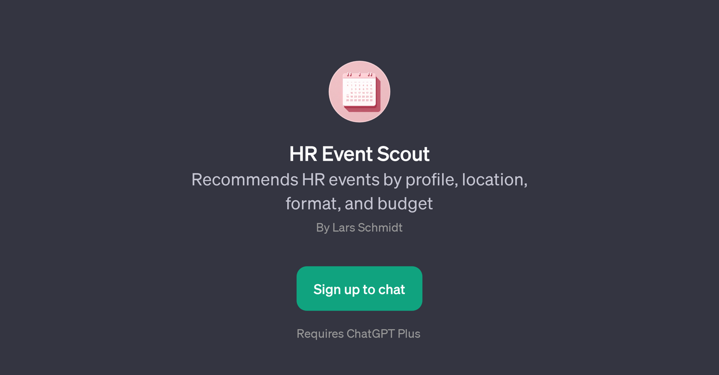 HR Event Scout website