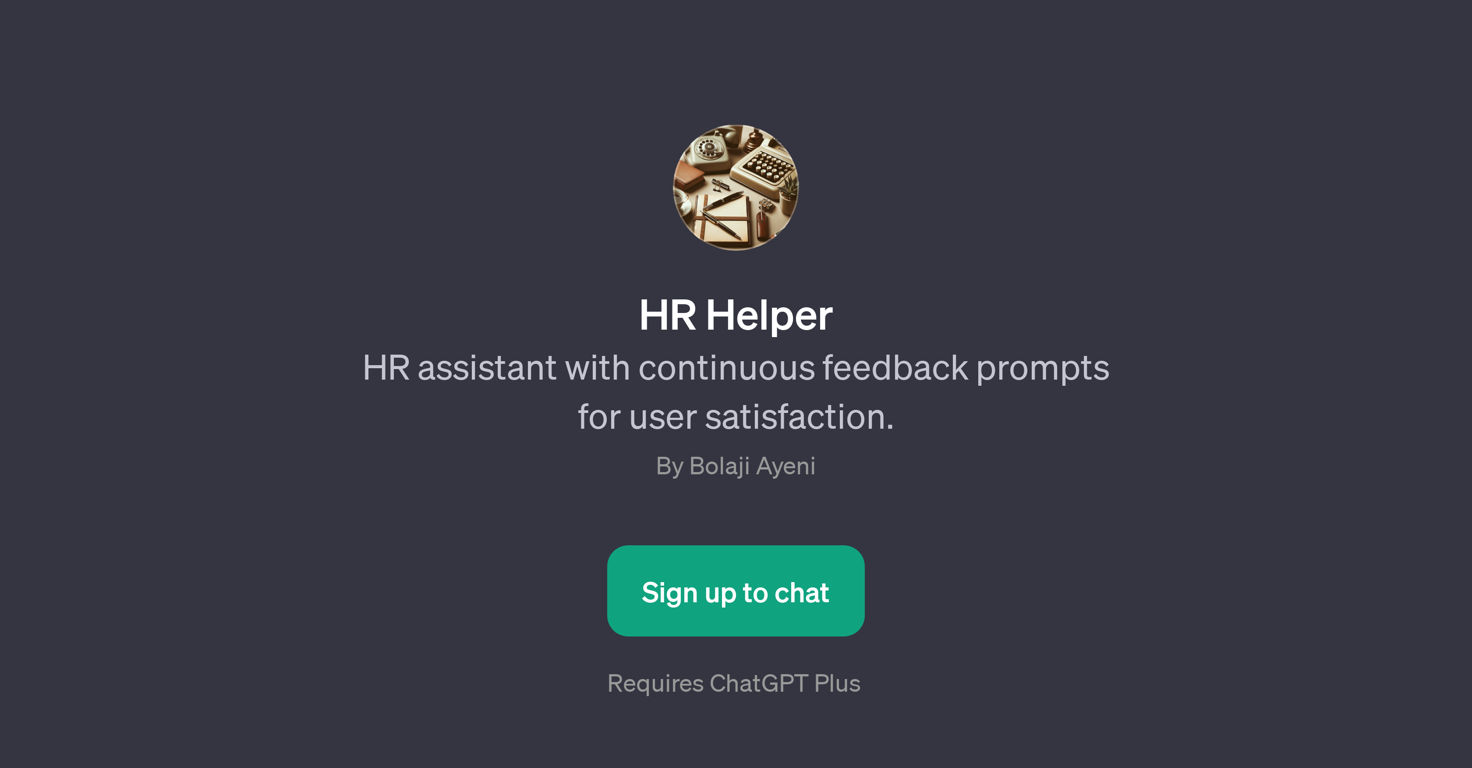 HR Helper website