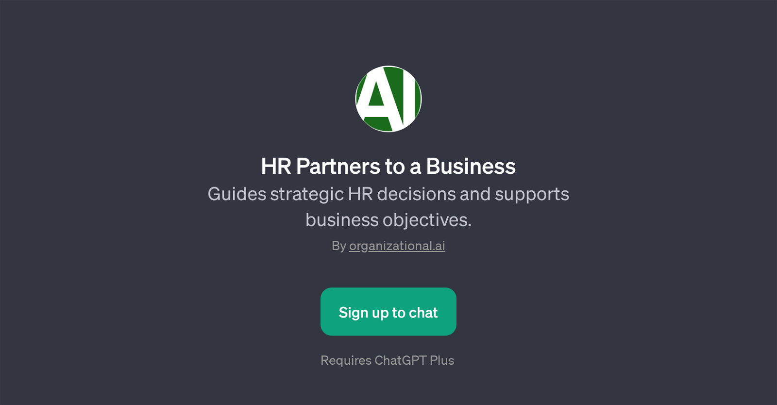 HR Partners to a Business website