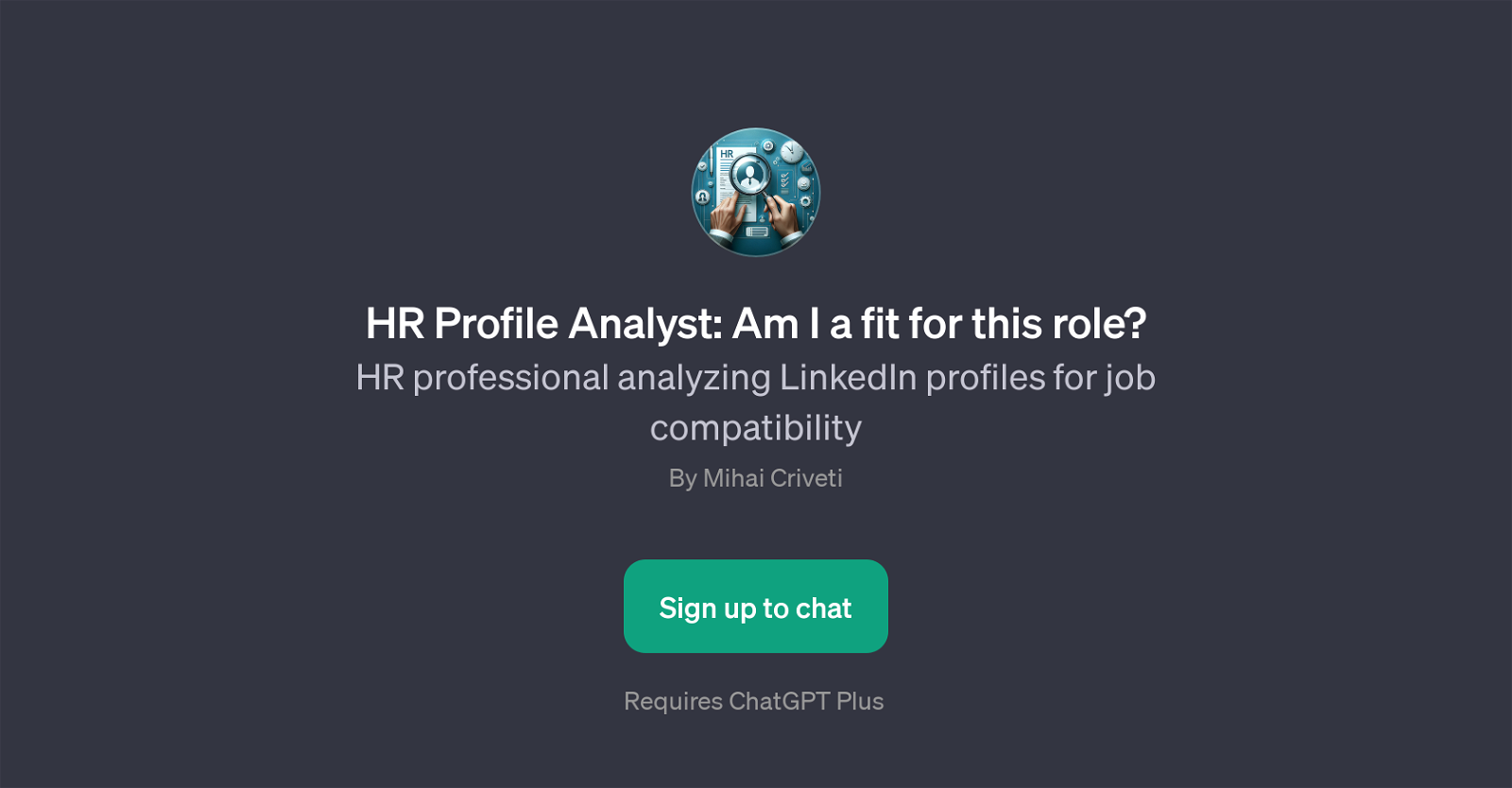 HR Profile Analyst website