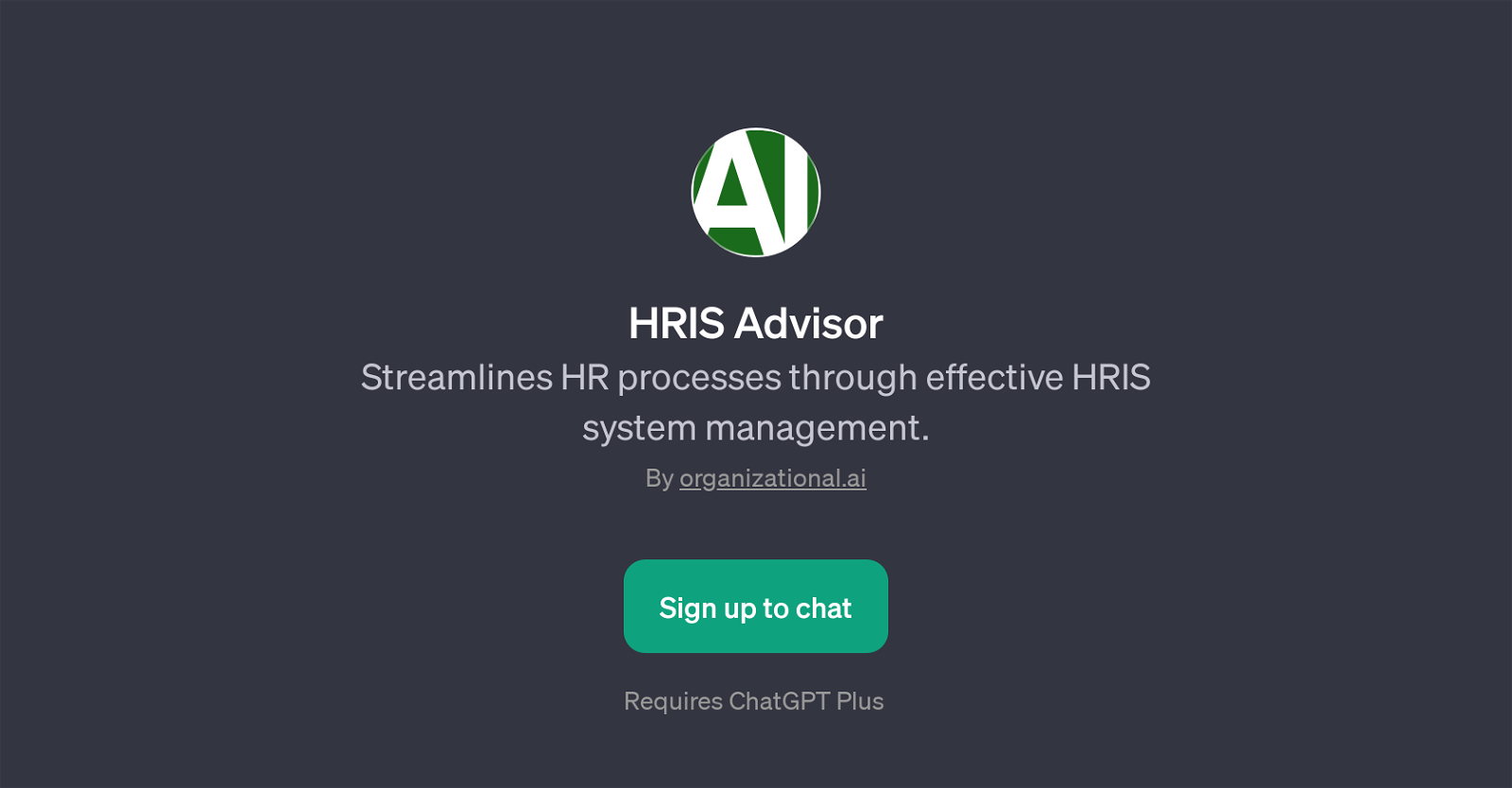 HRIS Advisor website
