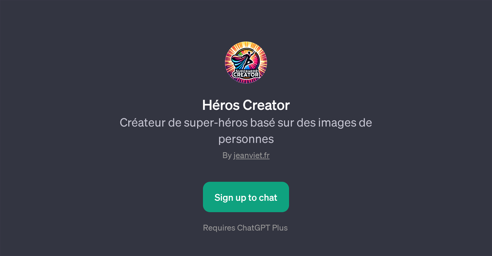 Hros Creator website