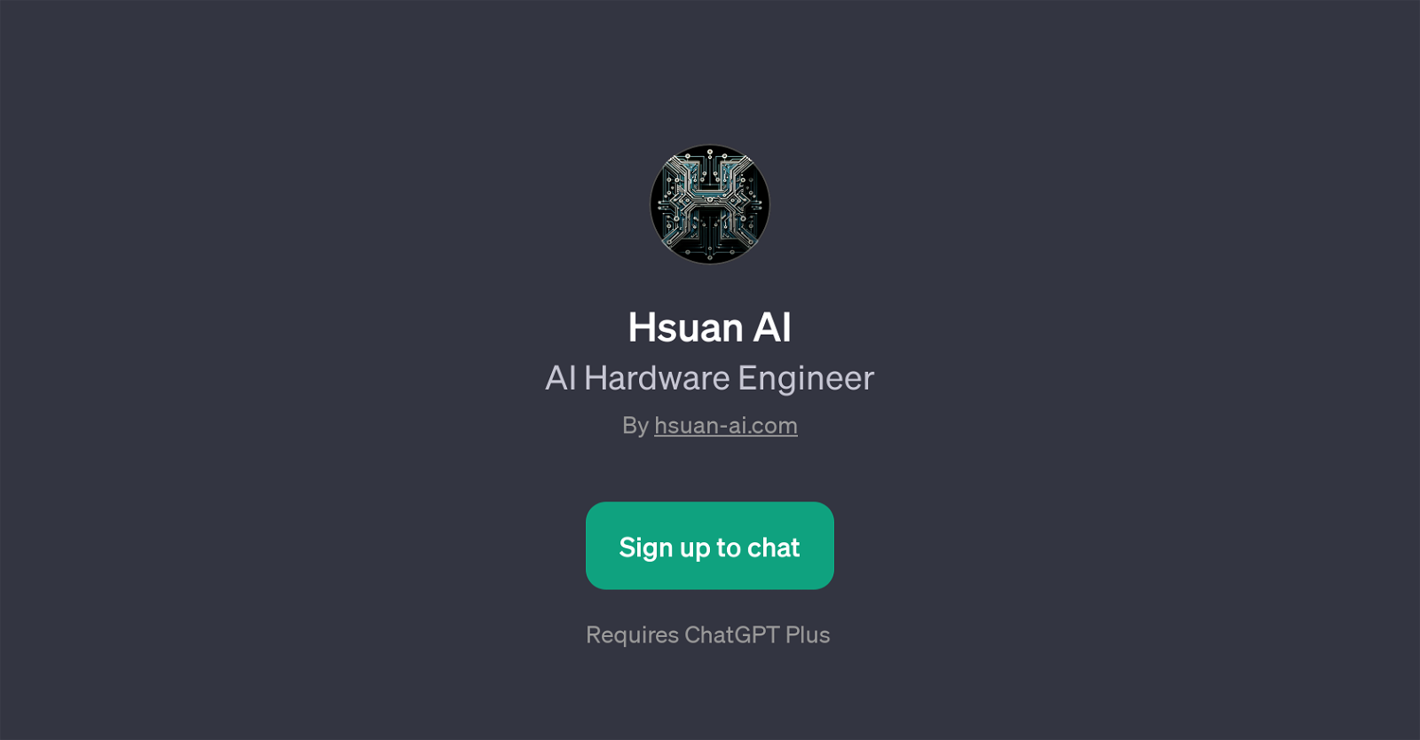 Hsuan AI website