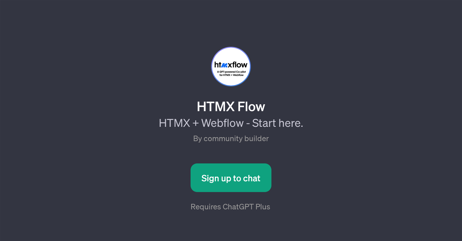 HTMX Flow website