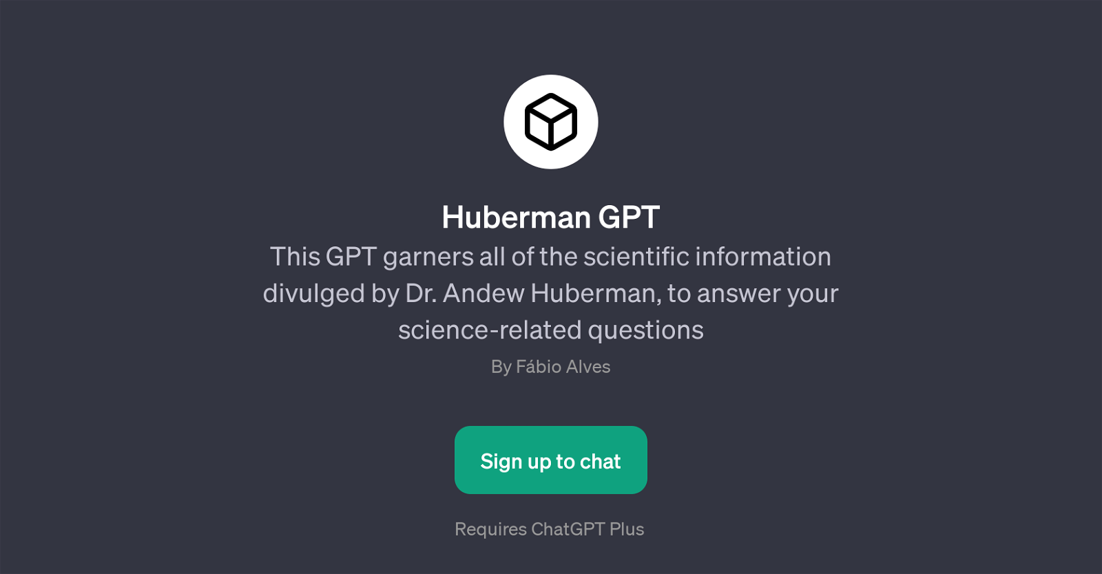 Huberman GPT website