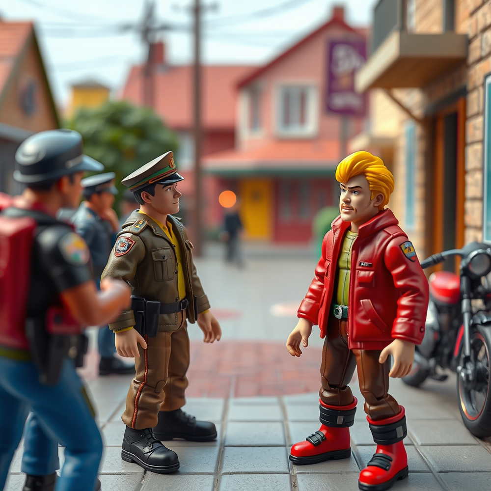 Human 3d Full Color Retro Action Figurines World Doing Everyday Things website